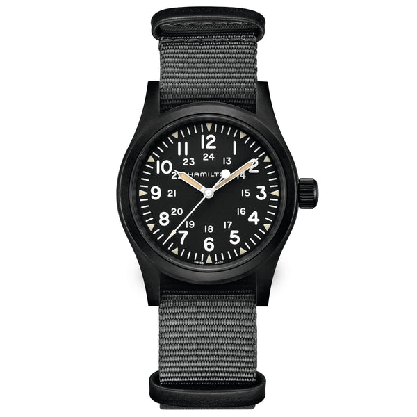 Hamilton khaki field discount mechanical lug width