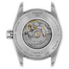 Tissot watch mechanism on a white background
