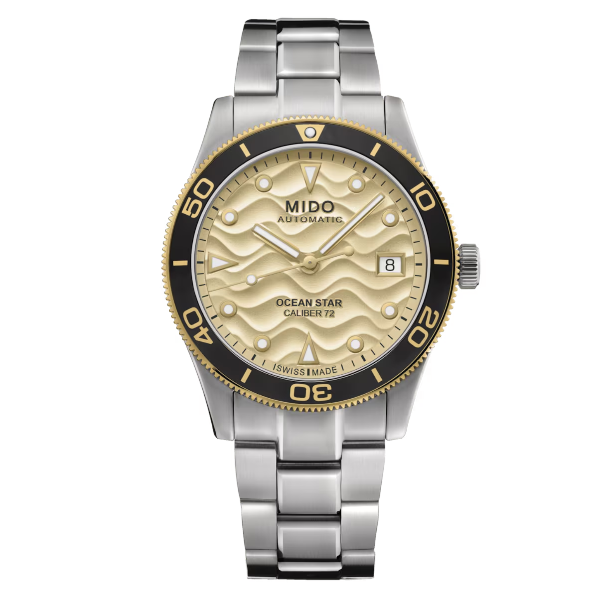 mido ocean star two tone