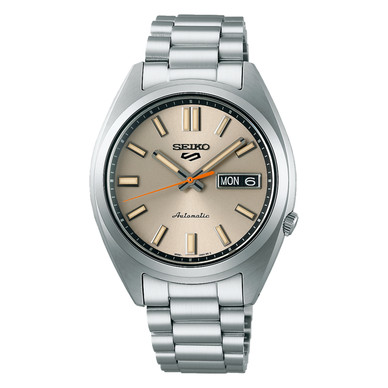 Seiko 5 automatic white on sale