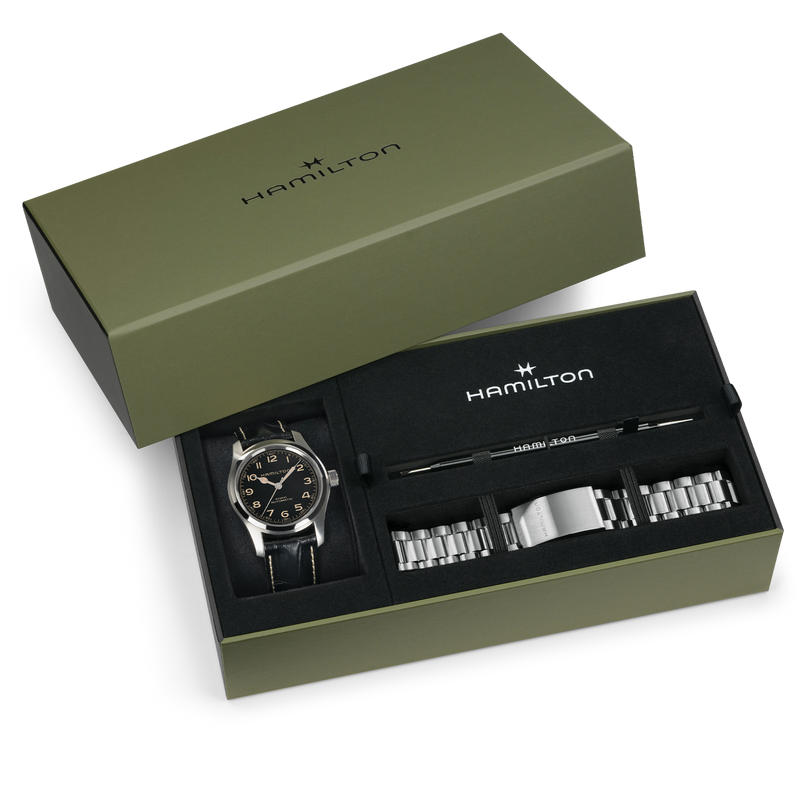Khaki Field Murph Auto 42mm Bracelet Bundle