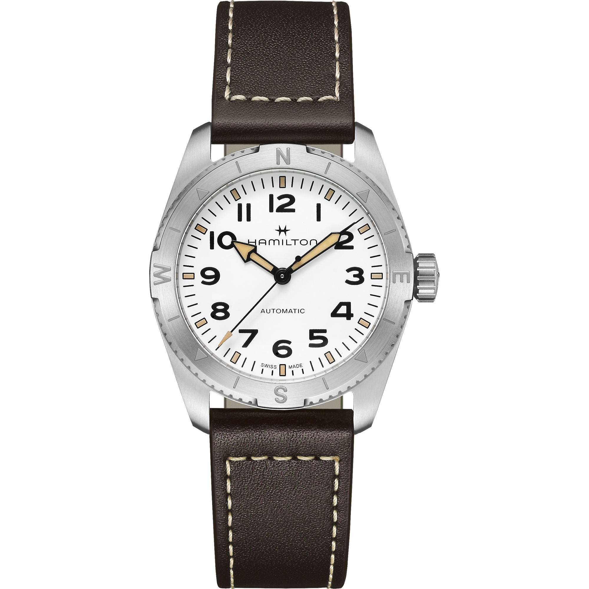 Hamilton field watch white dial discount