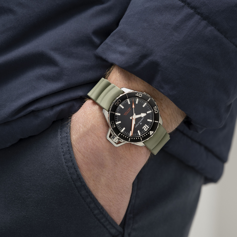 Khaki Navy Frogman Auto Hamilton Watches Canada Watch House