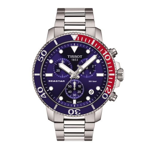 Front Seastar 1000 Chronograph Tissot